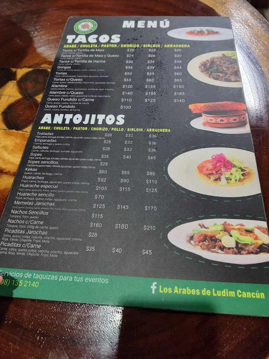 Los Arabes de Ludim Menu - Image 4